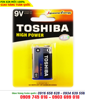 Toshiba 6LR61GCP-BP1; Pin 9v Alkaline Toshiba 6LR61GCP-BP1 _Vỉ 1viên